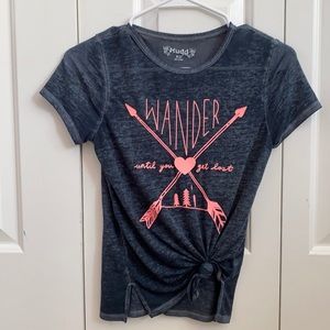 Girls mudd tee, size 8